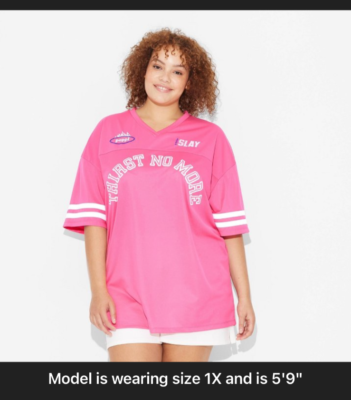 Target Adult Poppi Football Graphic Jersey - Pink | eBay