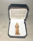 NEW St Francis with Case ( 10036 ) , in  wood figurines Lepi