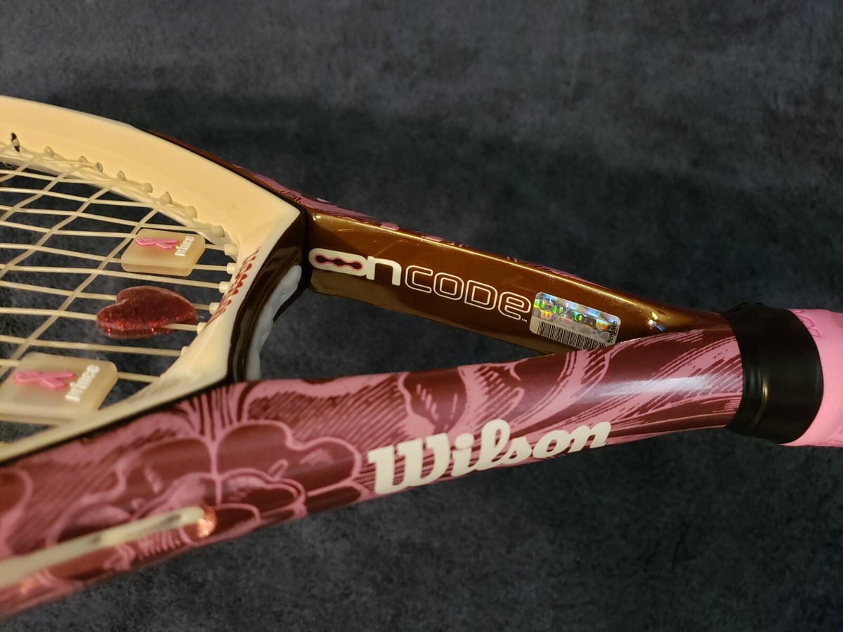 美品 Wilson ウィルソン n code W3 Gypsy Rose G1 Wilson Gypsy Rose NCode Racquet W3 Grip 116 in² (Needs