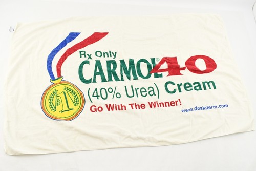 Vintage CARMOL 40 Urea Cream RX Drug Rep Promo Ad Beach Towel LARGE ...