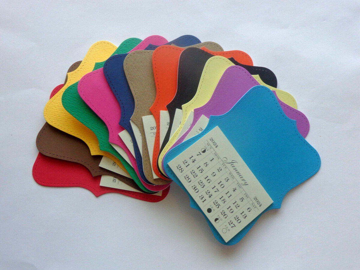 Monthly Calendar Sticky Notes 2024