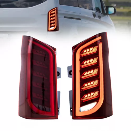 Pair LED Tail Lights Brake Lamps For Mercedes Benz VITO Viano Metris W447 14-22 - Picture 18 of 18