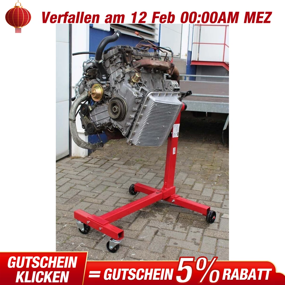 Motorständer Motorenständer Getriebehalter Motorhalter Motor 450 kg 360° drehbar - Bild 2 von 4