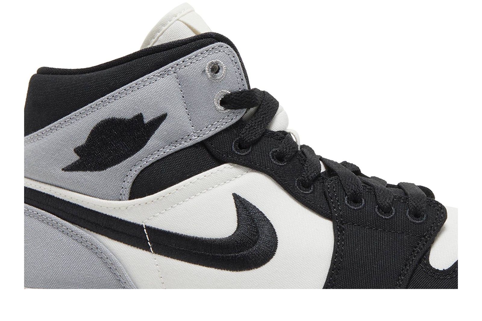 Size 6.5 - Air Jordan 1 SE Mid Light Steel Grey Canvas W for sale  