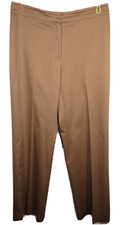 Women's Size 6 Vintage Kasper Tan Dress Pants, Full Lined