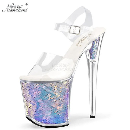 CRYSTAL Narrow Band Women Slipper High Heels main image 0