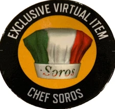 R0BL0X Soro Restaurant Celebrity Series Chef Soros Hat Virtual Item *Code Only*