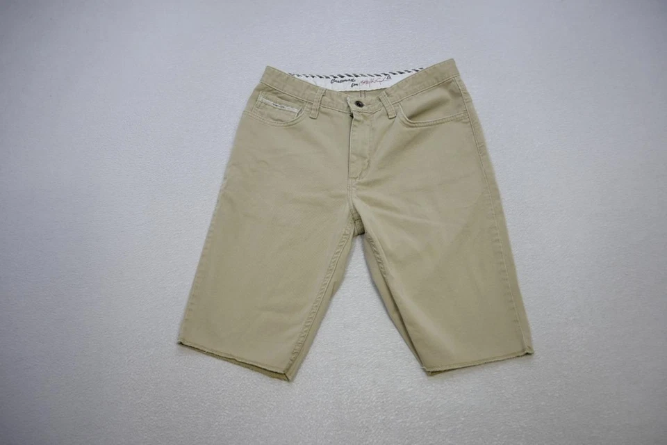 Pantalones Cortos Vans Caqui Chino OnSo2za Monopatín Beige Resistente Plano Para Hombres Talla 30 Foto 2 de 4