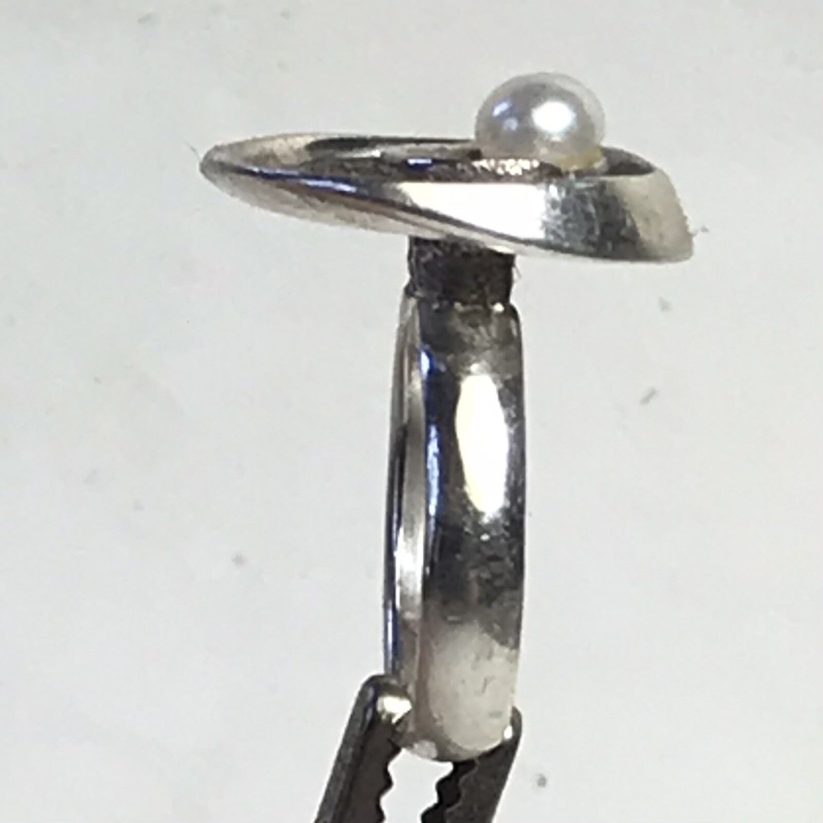 Superb solid silver tourbillon ring adorned with … - image 5