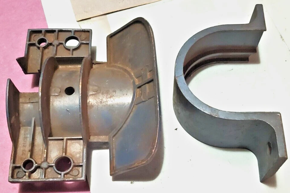 1958-Chrysler Windsor/New Yorker/300/Desoto? Steering Column Mounting Brackets - Image 4 of 4