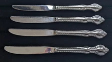Set of 4 Wallace COUNTESS 18/10 Glossy Stainless Dinner Knives