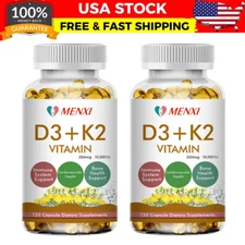 Vitamin K2 with D3 Extra Strength Supplement for Immunity Heart & Bone Health