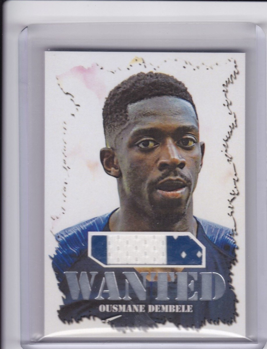 【1/1】futera ウスマンデンベレ　フランス　バロンドール 2022 Futera Fans Selection Wanted Relic Silver #07 Ousmane Dembele