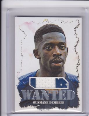 2022 Futera Fans Selection Wanted Relic Silver #07 Ousmane Dembele