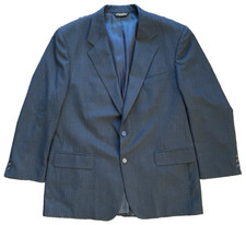 Vintage Brooks Brothers Patterned Wool Blazer Jacket 44R Union Made USA Mens