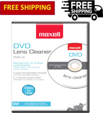 Maxell 190059 DVD Only Lens Cleaner, with Equipment Set Up Enhancement Feature