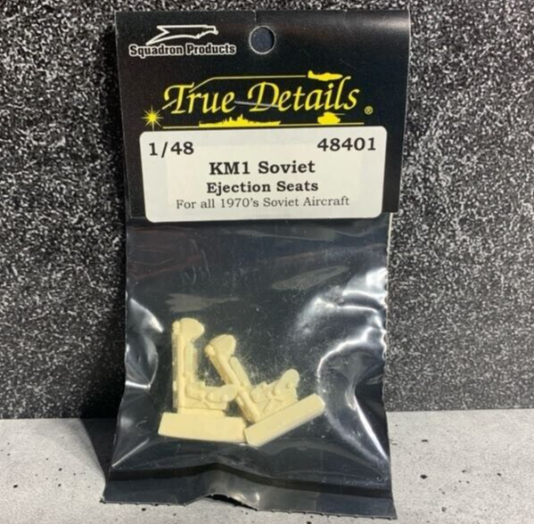 1/48 True Details - 48401 KM1 1970's Soviet Aircraft Ejection Seats -Made in USA