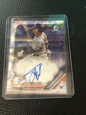 Dom Thompson-Williams Auto 2019 Bowman Chome🔥Seattle Mariners