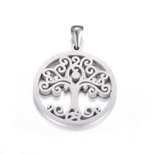 Kikuo 25 Ciondoli Albero Della Vita, Gioielli In Lega D'argento