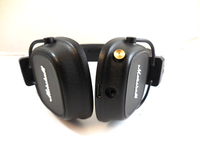 Marshall Major IV On-Ear Bluetooth Headphone- Black (No Power )