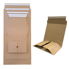 Cardboard Book Wrap Mailers Strong Postal Packaging for Books DVDs Games UK