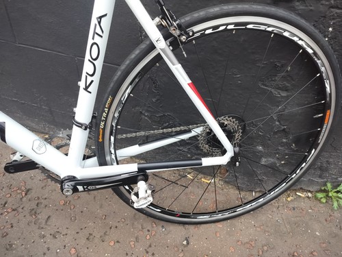 Kuota Korsa Lite Racing Bike 20 Speed Sram Apex Fulcrum Wheelset Carbon Forks - Picture 15 of 19