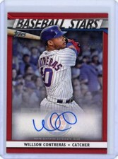 2020 Topps Series One Baseball Stars Red Auto #BSA-WC Willson Contreras #14/25