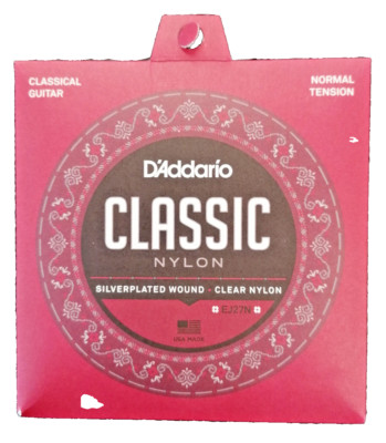 D'Addario EJ27N Classical Guitar String Wetsuit Nylon Normal Voltage Student USA