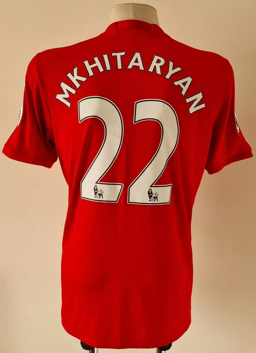 Manchester United 2016 - 2017 Home football Adidas shirt #22 Mkhitaryan  size L