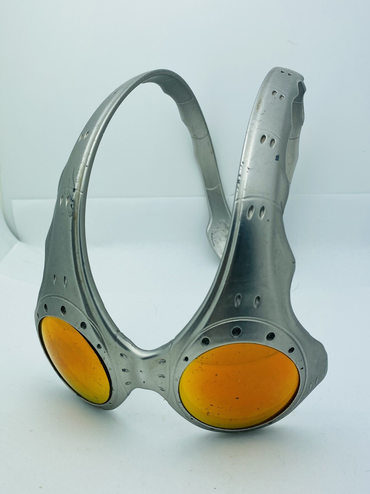 Oakley Over The Top FMJ Silver Sunglasses Fire Cheap mail order sales Lens With