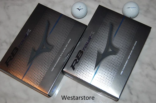 MIZUNO   RB TOUR  X    2 DOZEN  WHITE  GOLF BALLS  Free 2 Dozen Tees   JAPAN