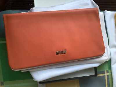 bree Beverly Hills 11 Orange Clutch Mit Geschenk - Box NEU