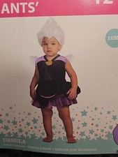 Disney Baby Ursula Little Mermaid Halloween Costume Dress 1 year 12-18M