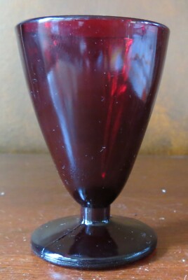 Anchor Hocking Royal Ruby Red 3 3/8  Wine Goblet(s)