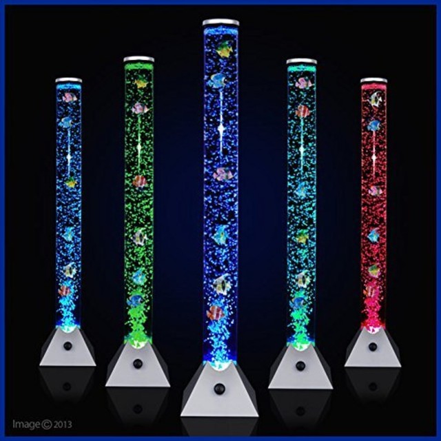 92cm LED Color Changing Aquarium Bubble Light Fish Novelty Mood Floor Lamp eBay