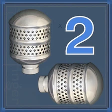 2PCS Garden Hose Bubbler Soaker Watering Irrigation Sprinkler Head Attachments