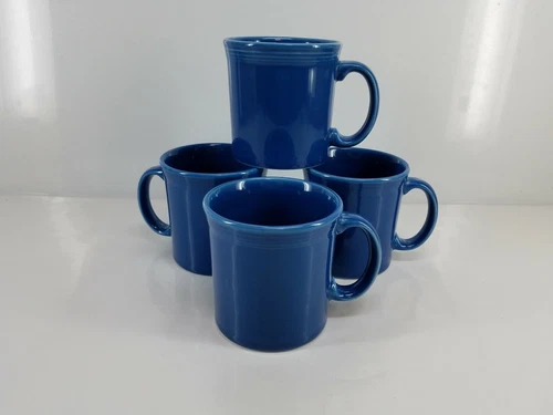 Set Lot 4 JAVA MUG lapis blue FIESTA WARE 12 OZ new