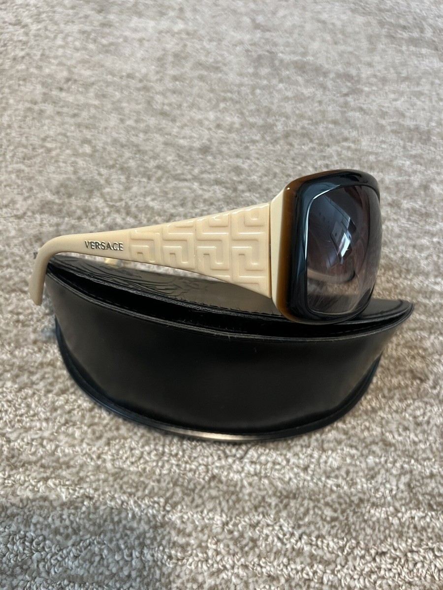 Versace MOD 4049 405/13 Vintage Sunglasses Brown Cream | eBay display picture 2