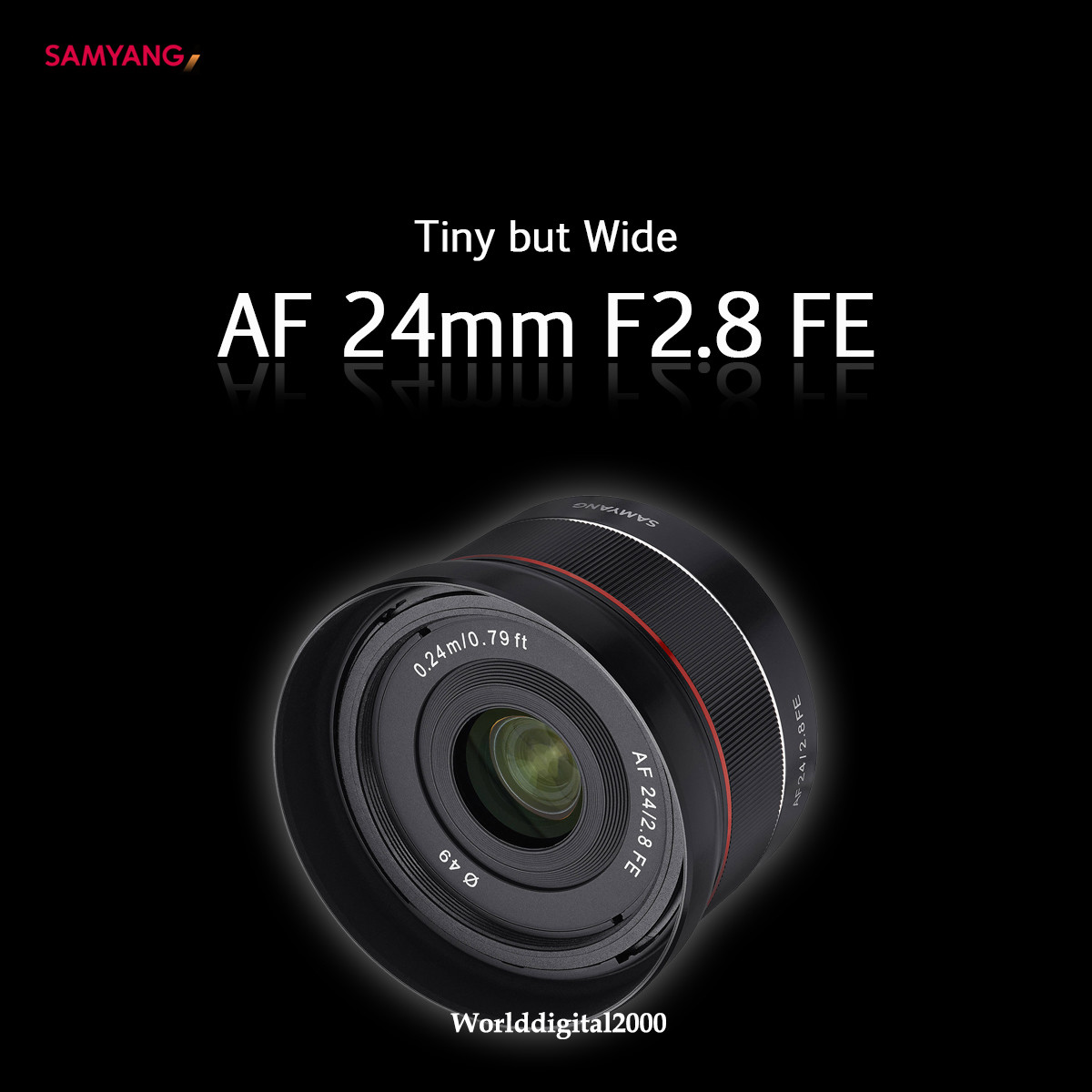 Samyang Optics New AF 24mm F2.8 FE Lens For Sony E-Mount Full 