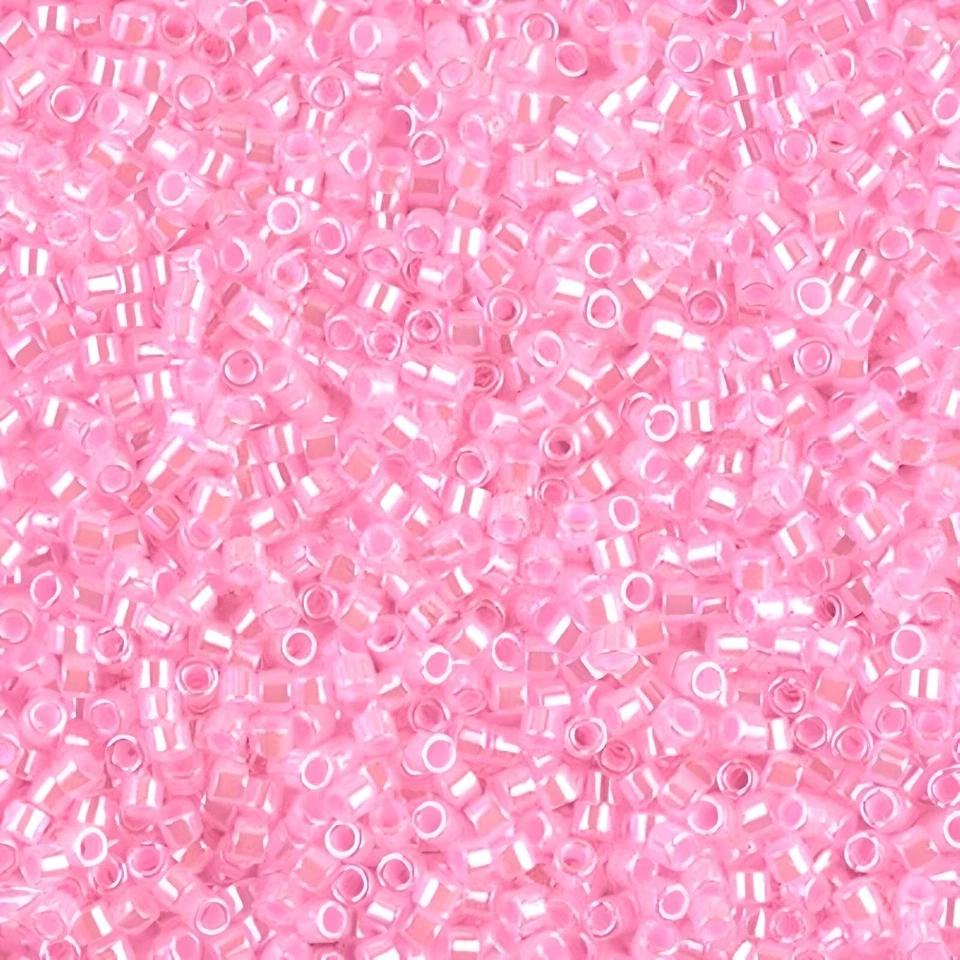 Cuentas Semilla Miyuki Delica Talla 11/0, Rosa Ceilán Colección DB244 DB245 DB246 Foto 3 de 4