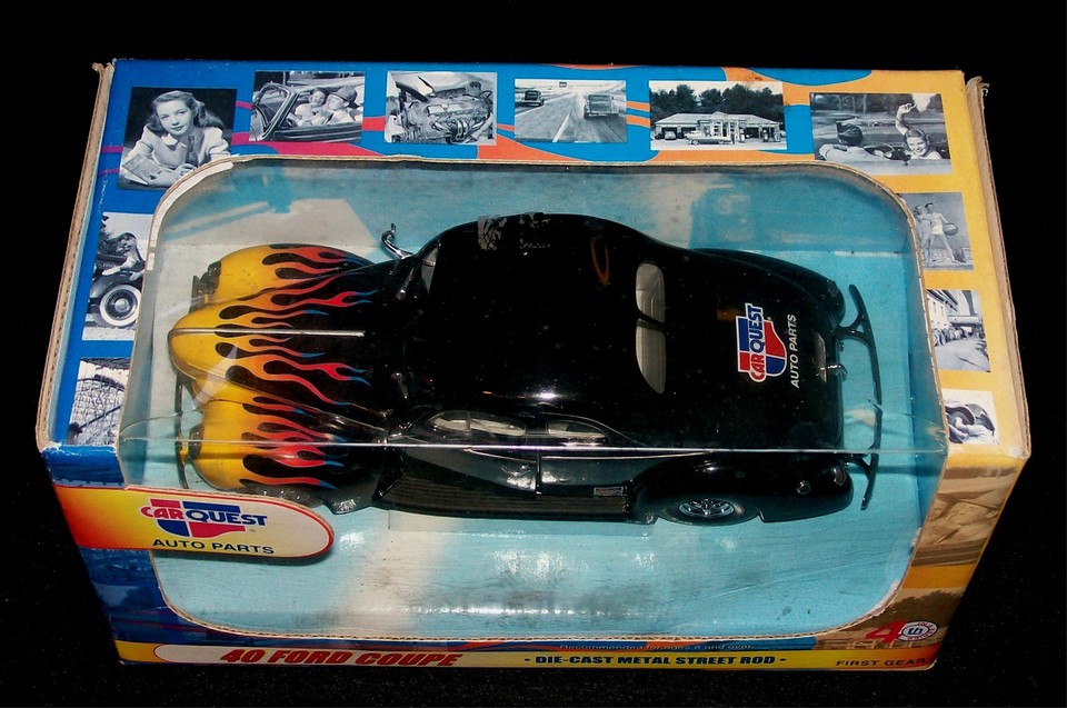 Diecast 40 Ford Coupe Metal Street Rod Carquest Collectible W/Packaging Rare eBay