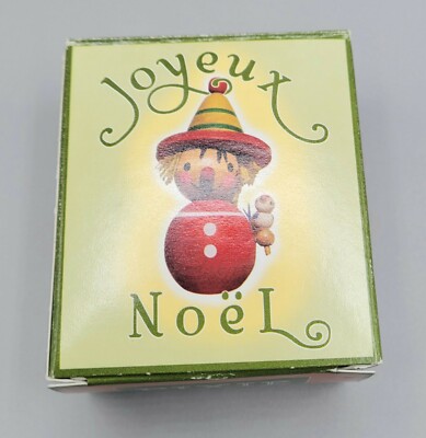 Joyex Noel, Pixie Soap, Belgian Christmas Soap, 1.9 oz / 55 g.  Mint. With Box.