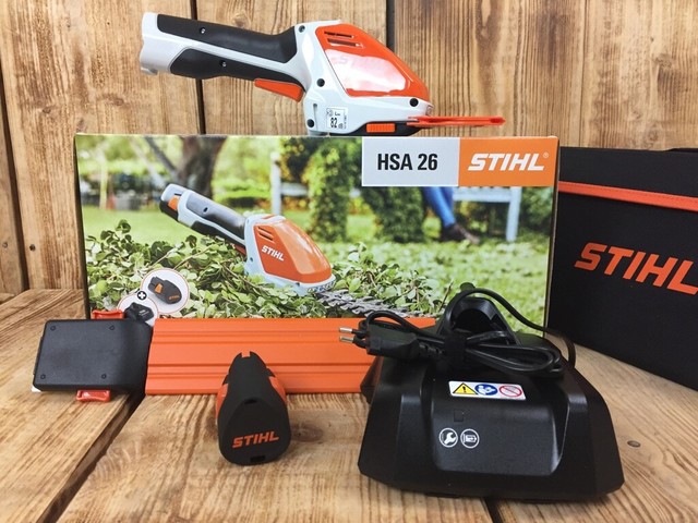 stihl hsa 60 mit akku und ladegerät