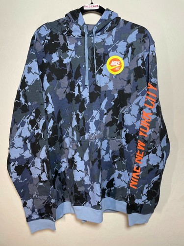 Nike New York City NYC Blue Camo Hoodie 