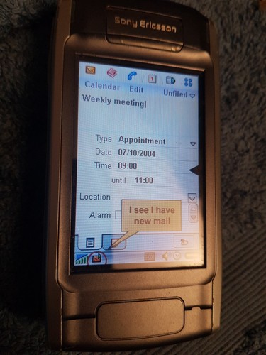 SONY ERICSSON P910i 100% ORIGINALE FUNZIONANTE - Foto 2 di 14