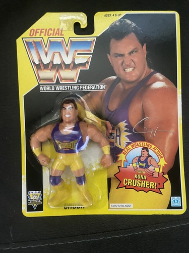 Crush WWF Hasbro MOC Clean Card!!!...