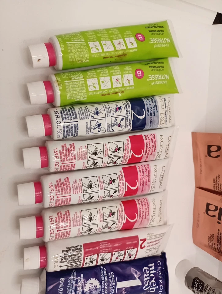 Lote de 15 L'Oreal Garnier Clairol Color Crema Permanente Varios Colores Ver Fotos Foto 2 de 4