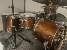 Mapex Armory 5 Piece - Sabian AAX Cymbals - Great Condition