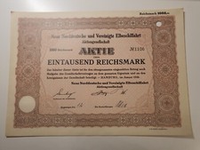 Neue Norddeutsche und United Elbeschiffahrt - Hamburg 1936 - Armator - 