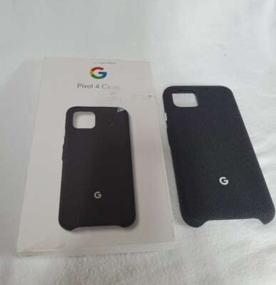 Google Fabric Case for Google Pixel 4 - Just Black GA01280 Open Box